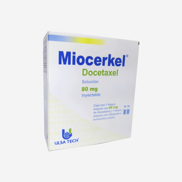 MIOCERKEL ® Docetaxel 80 mg / 2 ml - Solución inyectable, frasco ámpula