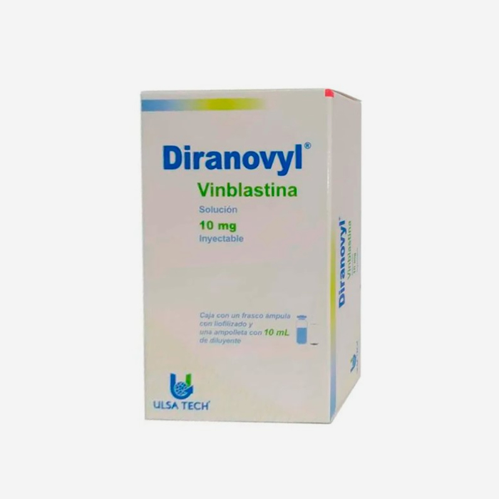 DIRANOVYL ® Vinblastina 10 mg - Solución inyectable, frasco ámpula
