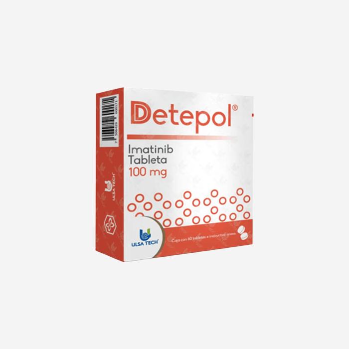 DETEPOL ® Imatinib 100 mg - Caja con 60 comprimidos.
