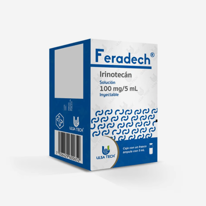 FERADECH ® Irinotecán 100 mg / 5 ml - Solución inyectable, frasco ámpula.