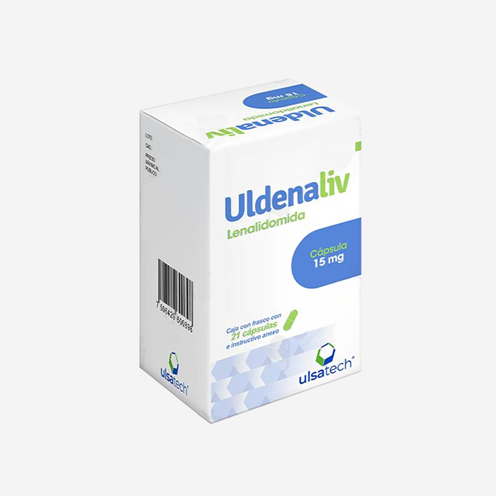 ULDENALIV Lenalidomida 15 mg - Caja con 21 cápsulas